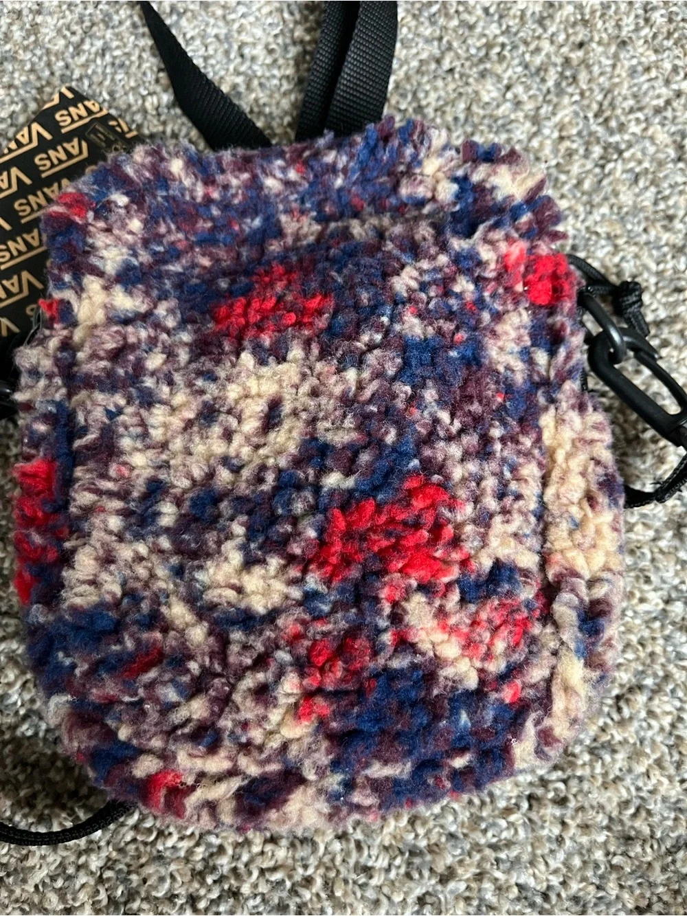 Vans Multicolor Fuzzy Crossbody Bag